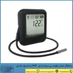 دیتالاگر دما و رطوبت بی سیم دارای WIFI و سنسور خارجی