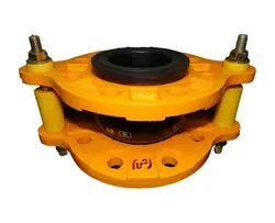 لرزه گیر لاستیکی آبی 2 اینچ PN16 مهاردار ارتعاش صنعتی ایران