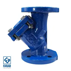 صافی چدنی 4 اینچ pn16 فاراب F1