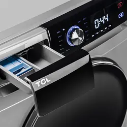 ماشین لباسشویی 11 کیلویی TCL مادیران مدل K112 رنگ نقره ای