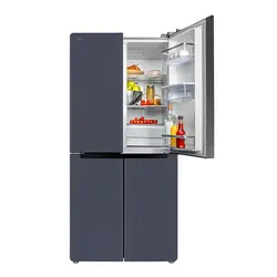 یخچال فریزر چهار درب TCL مادیران مدل F540 رنگ نقره ای مات