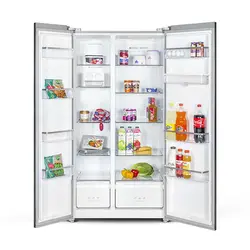 یخچال فریزر ساید بای ساید ایکس ویژن مادیران مدل TS550 رنگ استیل