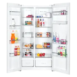 یخچال و فریزر ساید بای ساید ایکس ویژن مدل TS552 ASD رنگ استیل