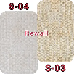 دیوارپوش فومی رولی کتان rewall S03