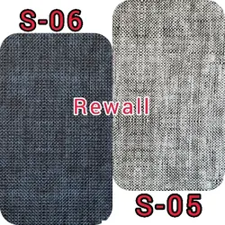 دیوارپوش فومی رولی کتان rewall S06