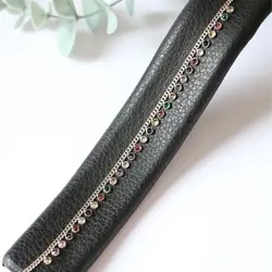 پابند نقره پولک و مارکو مولتی کالر