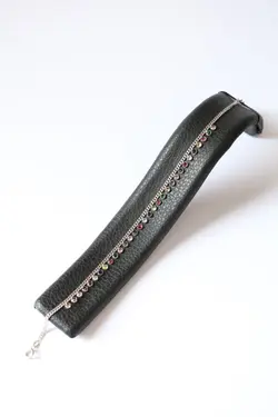 پابند نقره پولک و مارکو مولتی کالر