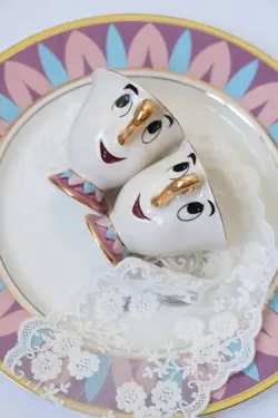 ست قوری فنجون دیو و دلبر اورجینال دیزنی