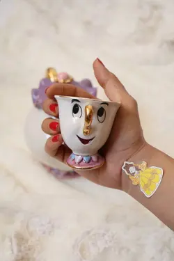 ست قوری فنجون دیو و دلبر اورجینال دیزنی