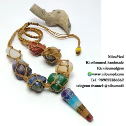 گردنبند مراقبه و مدال هفت چاکرا شاقول