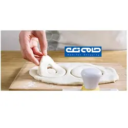کاتر شیرینی پزی بهگز مدل دونات مجموعه 2 عددی