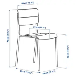 میز و صندلی تراس ایکیا IKEA - VADDO