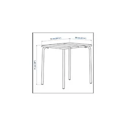 میز و صندلی تراس ایکیا IKEA - VADDO