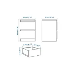 میز پاتختی ایکیا IKEA - MALM