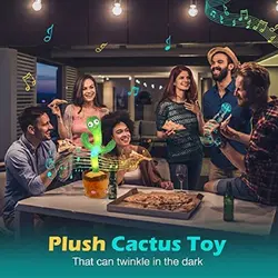 کاکتوس سخنگو و موزیکال با شال و کلاه  dancing talking cactus