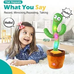 کاکتوس سخنگو و موزیکال با شال و کلاه  dancing talking cactus