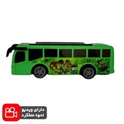 اتوبوس کنترلی چراغ دار طرح بن تن BEN 10 Toy Rc Musical Bus For Kids ,Ben 10 Alien Force 3D Uniqe Bus