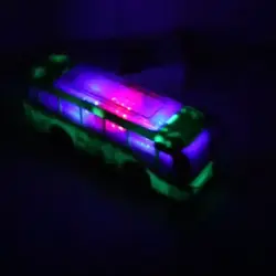 اتوبوس کنترلی چراغ دار طرح بن تن BEN 10 Toy Rc Musical Bus For Kids ,Ben 10 Alien Force 3D Uniqe Bus