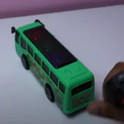 اتوبوس کنترلی چراغ دار طرح بن تن BEN 10 Toy Rc Musical Bus For Kids ,Ben 10 Alien Force 3D Uniqe Bus