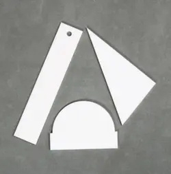 ست خط کش و گونیا و نقاله(طرح و عکس دلخواه شما)