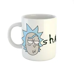 ماگ طرح اسم شاهان مدل rick and morty کد 1015