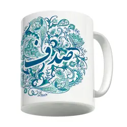 ماگ لاژید مدل سنتی طرح صدف