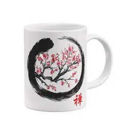 ماگ طرح شکوفه گیلاس ژاپنی