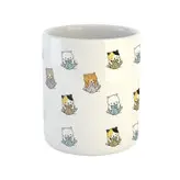 ماگ طرح ست گربه و کاموا کد 09