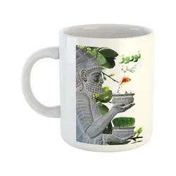 ماگ طرح آیین نوروز مدل هخامنشی