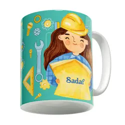 ماگ لاژید مدل مهندس طرح صدف
