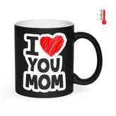 ماگ حرارتی زیگ زاگ طرح I Love you mom کد 1366