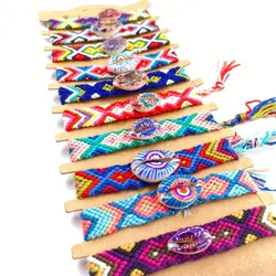 پابند و دستبند بافتنی صدفی  6542