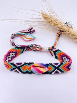 پابند و دستبند بافتنی صدفی  6542