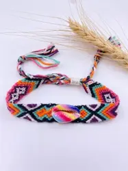 پابند و دستبند بافتنی صدفی  6542