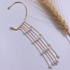 پابند و دستبند بافتنی صدفی  6542