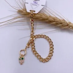 پابند و دستبند بافتنی زنجیردار  6540