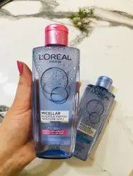 میسلار واتر آرایش پاک کن لورال LOREAL اصل(پوست نرمال تا مختلط)  7674