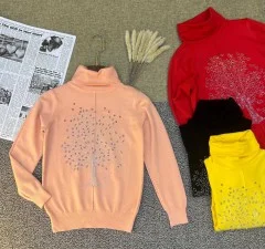 بلوز بافت قلاب بافی  16708