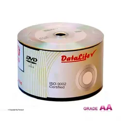 دی وی دی خام دیتا لایف شیرینگ 50 عددی (DataLaife)