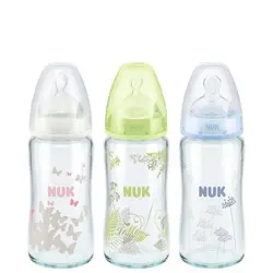 شیشه شیر پیرکس First choice بزرگ ناک NUK