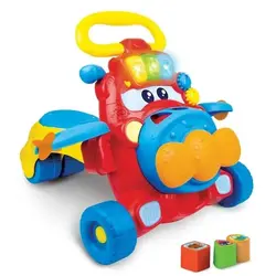 واکر چهار چرخ موزیکال طرح هواپیما وین فان Win Fun