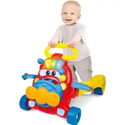 واکر چهار چرخ موزیکال طرح هواپیما وین فان Win Fun