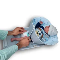 زیرانداز کیفی تعویض نوزاد طرح میمون