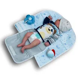 زیرانداز کیفی تعویض نوزاد طرح میمون