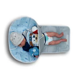 زیرانداز کیفی تعویض نوزاد طرح میمون