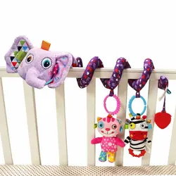 آویز مارپیچ تخت کودک جولی بی بی مدل فیل بنفش Jollybaby