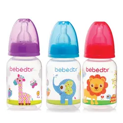 شیشه شیر طلقی ببدور 125 میل باغ وحش Bebedor