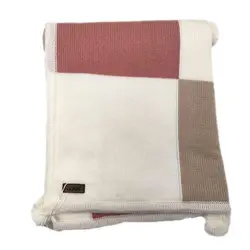 پتو بافت نوزاد دو رنگ BBL