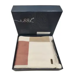 پتو بافت نوزاد دو رنگ BBL