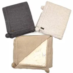 پتو نوزاد بافت دخترانه و پسرانه BBL